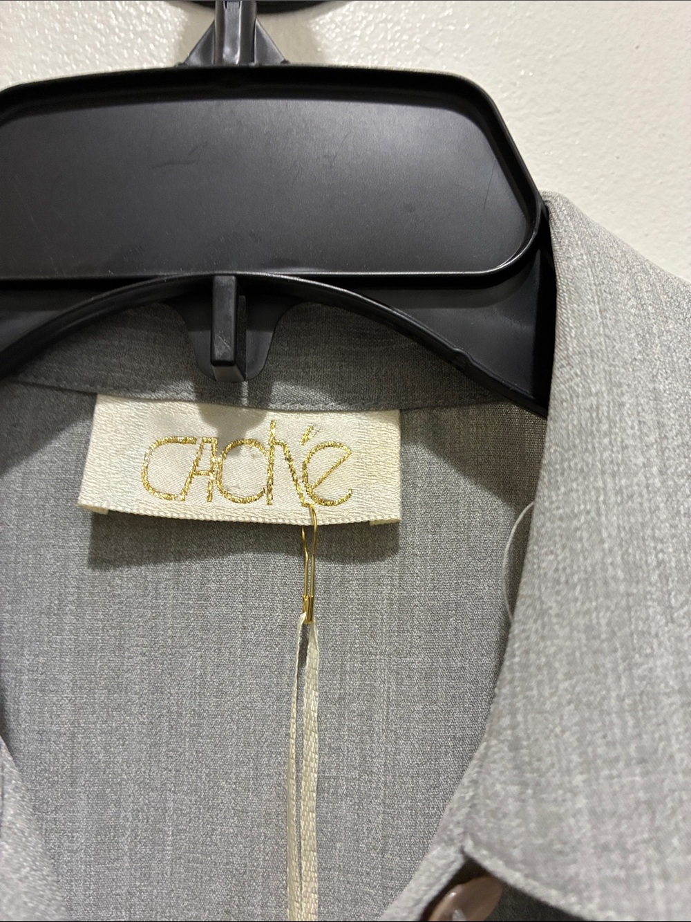Cache Light Gray Button-Front Blazer - Picture 2 of 3
